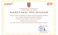 MAKLUMAT PELAYANAN SETDA TAHUN 2024